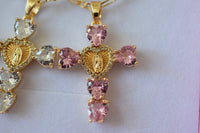 Heart Mary Cross In 2 Colors