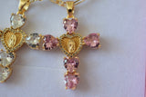 Heart Mary Cross In 2 Colors