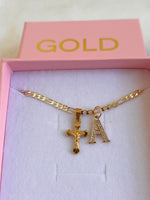 Cutesy Crucifix & Initial