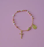 Saint Jude Rosary Style Bracelet