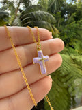 Enamel Cross (purple)