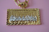 Diamond Cut Last Supper (Thick Chain)