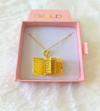 Bible Necklace (Rolo Chain)