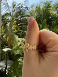 Icy Bow Ring (Pink)