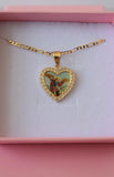 Archangel Michael Heart Necklace