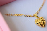 Nugget Heart Necklace