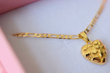 Nugget Heart Necklace