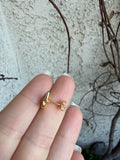 Enamel Butterfly Studs (Lilac)