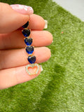 Heart Tennis Bracelet (Blue)