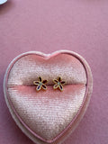 Dainty Daisy Studs (cherry cola)