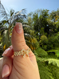 Icy Bow Ring (Pink)