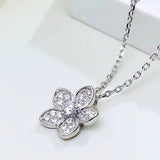 Silver Flower Necklace