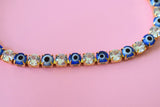 Dark Blue Eye Line Bracelet