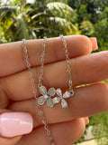 Grey Blossom Necklace