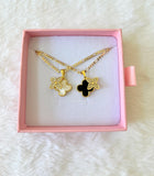 Package Deal: Both Clover & Blossoms (Figaro Chain)