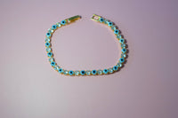 Light Blue Eye Line Bracelet