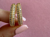 Chunky Icy Hoops