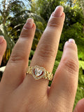 Jay's Heart Ring (White)