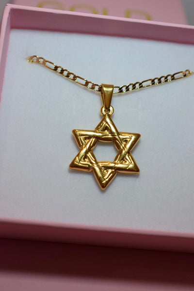 Star Of David (Figaro Chain)