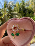 Pink Flower Ring