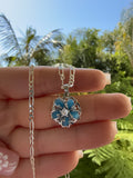 Sophia Spinning Flower (Figaro Chain)