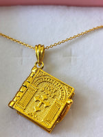 Bible Necklace (Rolo Chain)