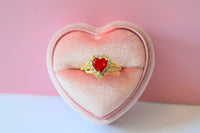 Ruby Heart Ring