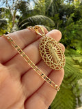 Oval Saint Benedict Necklace