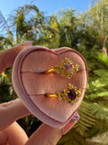 Pink Or Purple Vintage Inspired Ring