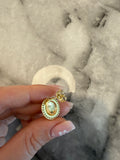 Round Diamond Nugget Earrings