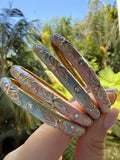 Butterfly Enamel Bangle (pink or blue)