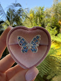 Sapphire Baguette Butterfly Ring