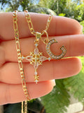 Star Bright Cross & Initial