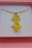 Gold Kitty Ring & Necklace (Package Deal)