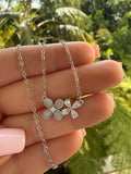 Grey Blossom Necklace