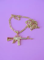 Tricolor Machine Gun (Extra Thick Chain)