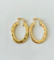 Flat Oval Hoops