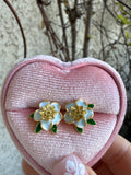 Hibiscus Studs (teal)