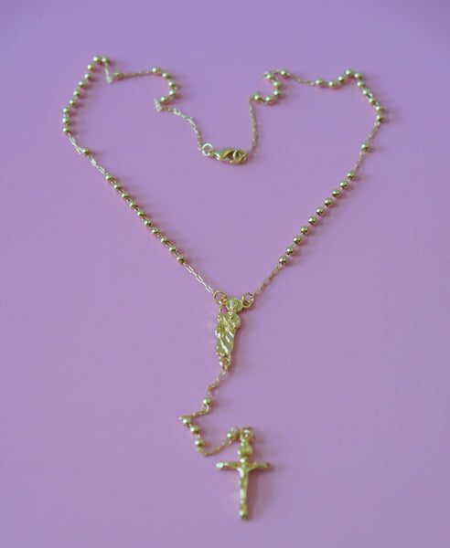 Saint Jude Rosary Necklace