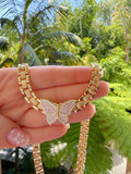 Extra Fancy Butterfly Necklace