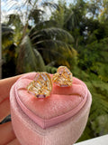 Baguette Heart Earrings (multicolor)