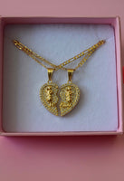 Diamond Mother Mary Heart Set