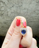 Titanic Heart Earrings