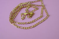 26 Inch Diamond Cut Figaro Chain