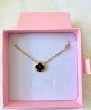 Black Blossom Necklace