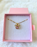 Pink Mouse Necklace