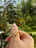 Icy Bow Ring (Pink)