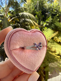 Amethyst Butterfly Ring