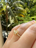 Dainty Butterfly Ring