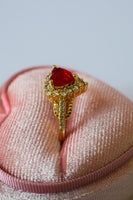 Ruby Heart Ring